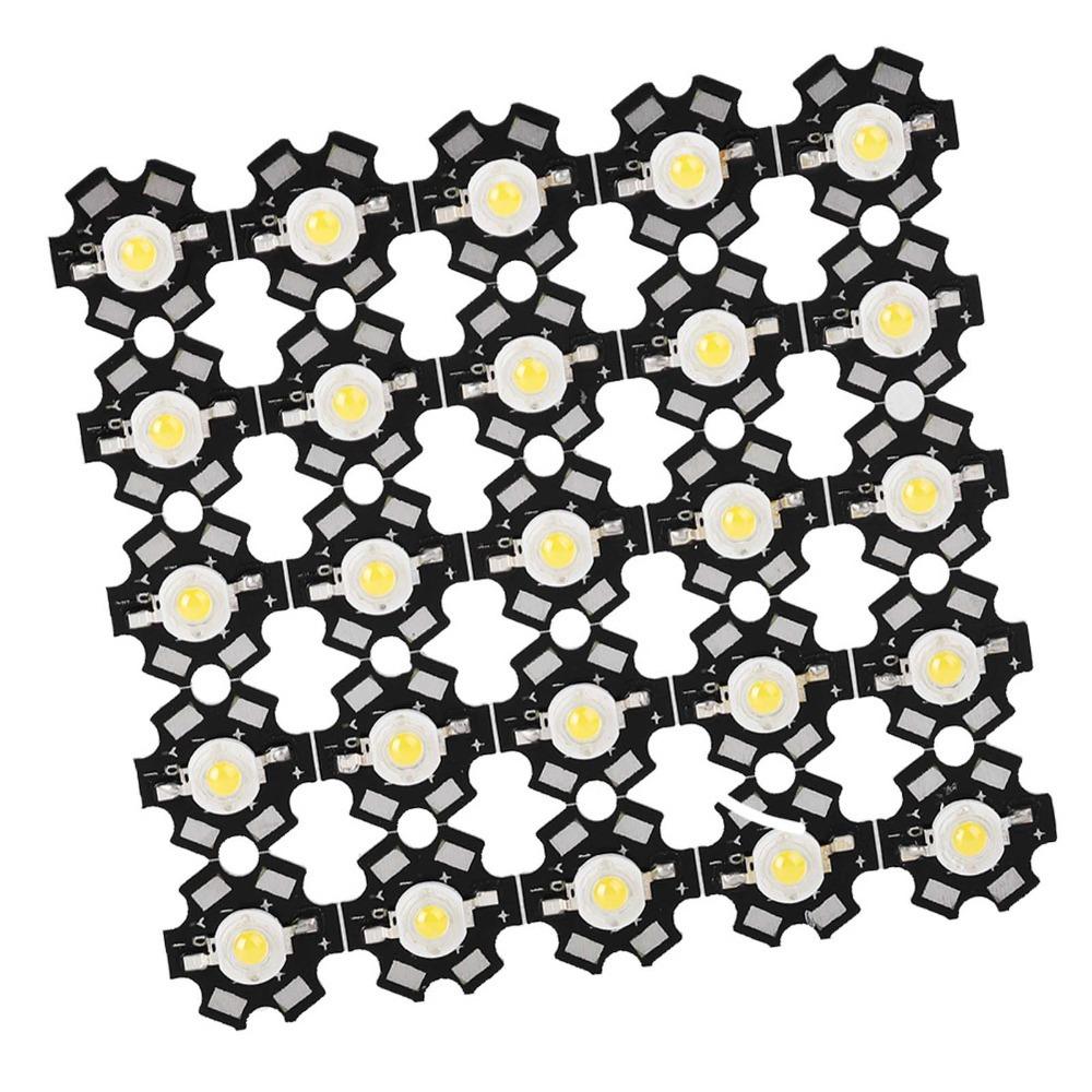 25pcs 260-280LM LED Bead Spotlight Bulb Aluminum Substrate LED Chip Light LED Bulb  DIY Lighting