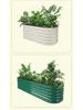 Movable Metal Planter Box for Flowers, Vegetables, and Gardens