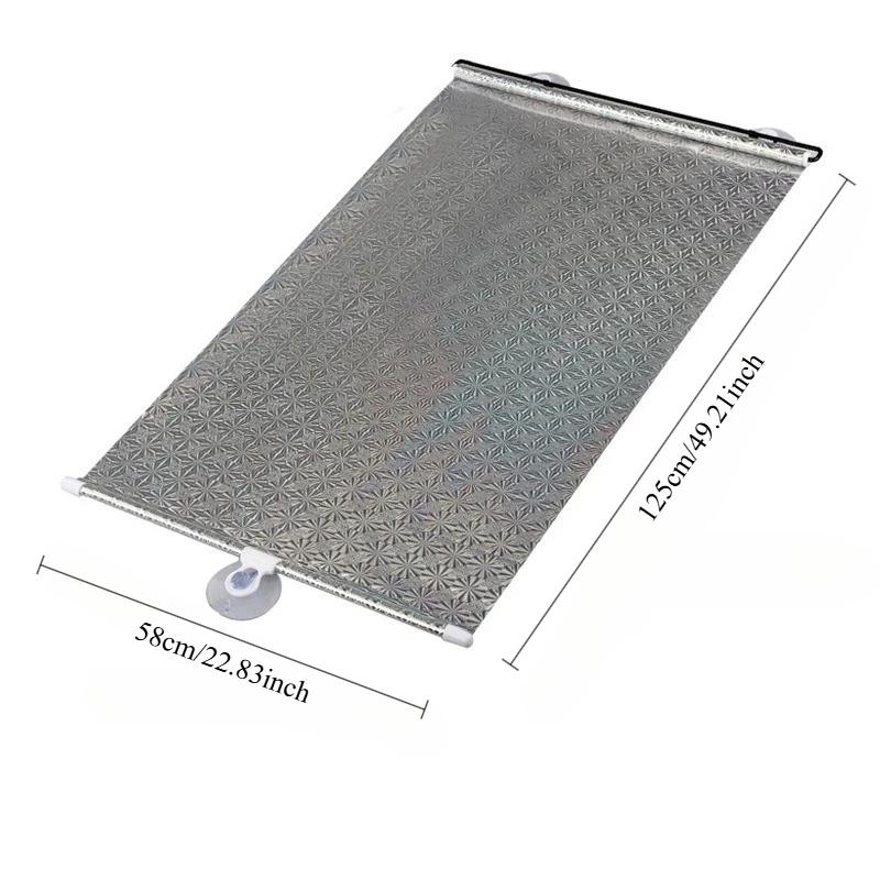 Jaluzele universale cu ventuză Parasolar Umbrire fereastră Fără unghii Perdele opace de instalare ușoară pentru mașină, dormitor, bucătărie, birou