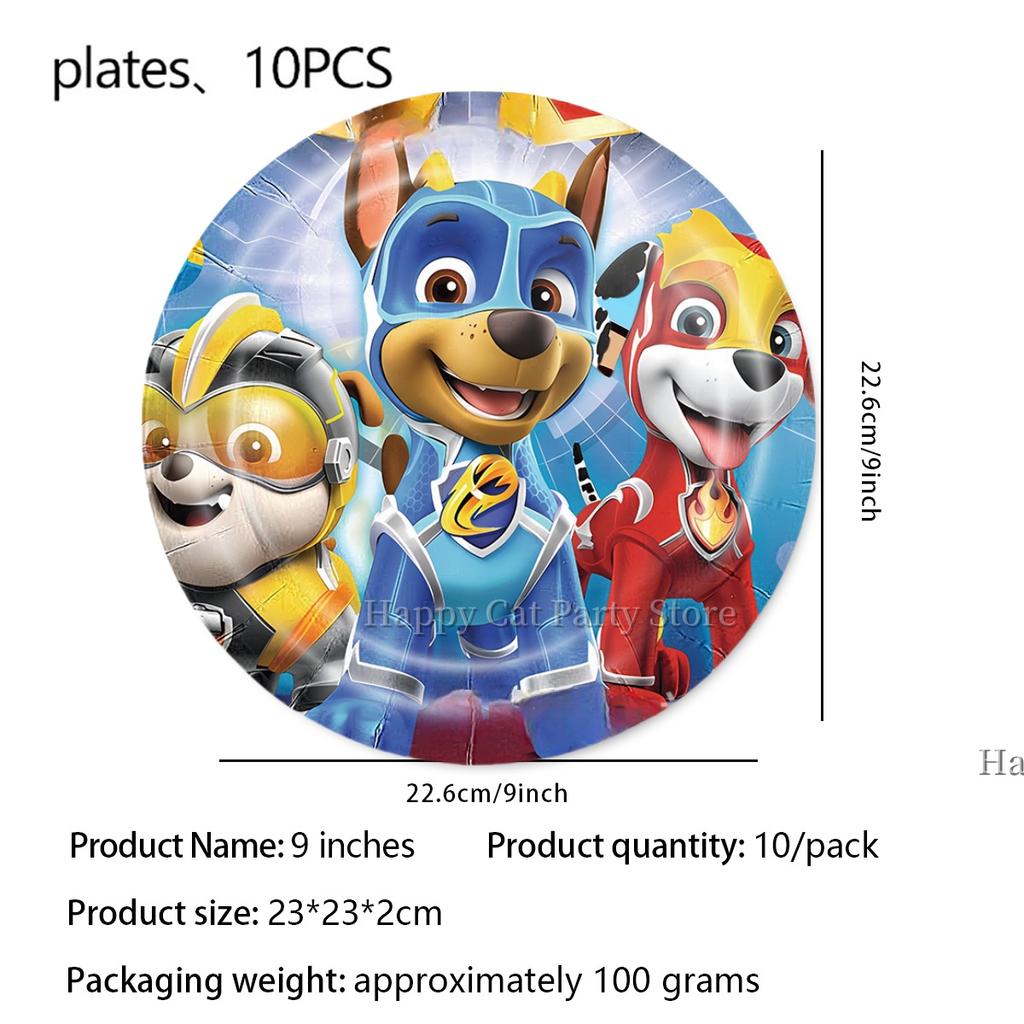 Birthday Paw Patrol Plates and Glasses Paw Patrol Birthday Decoration Skye Napkins Cups Baby Shower Kids Party Favors Supplies