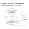 Aquarium Small Fish Tank Filter Ultrathin Quiet Submersible Aeration Filter Multifunctional Sponge Turtle Tank Round Filter