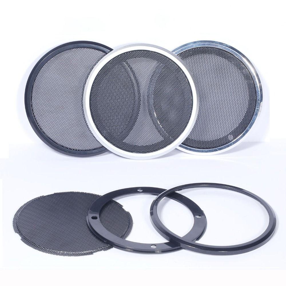 3inch Speaker Grills Steel Mesh Subwoofer Grille Cover Grille Cover Protective Frame