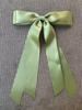 Glänzende Satinband-Schleife Haarspange - Elegantes Accessoire im Ballett-Stil