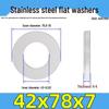 Jinguying Stainless Steel Flat Washer 201/304/316 Standard Size, No Burrs (GB97/DIN125)