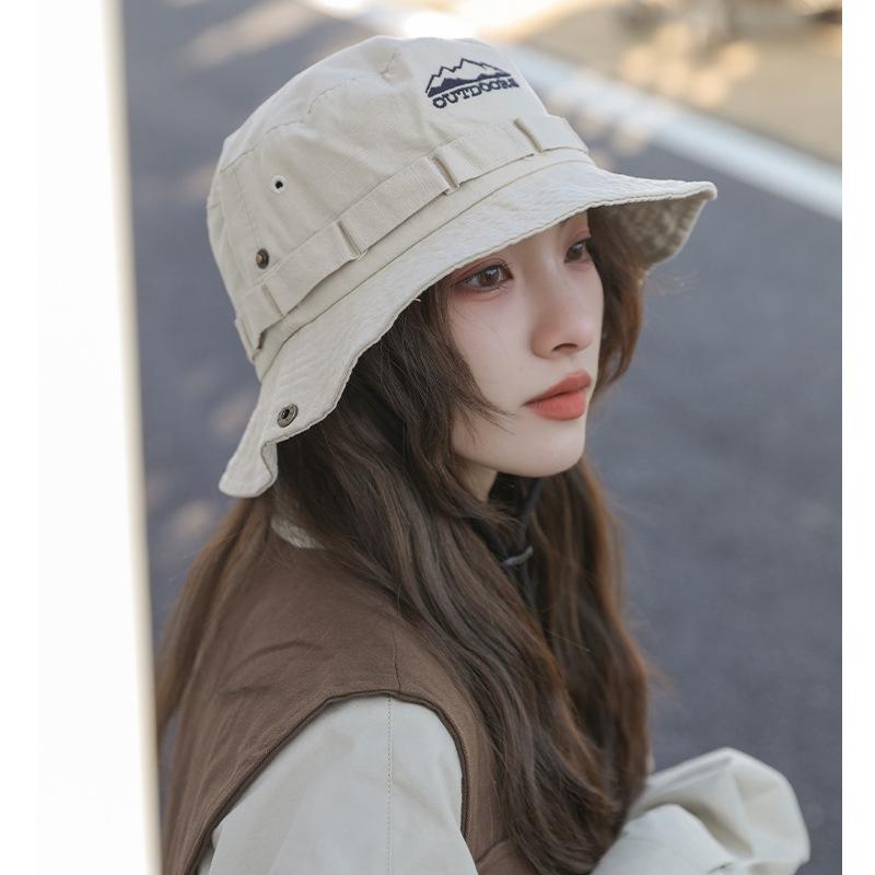 

Japanese mountaineering hat women s summer quick-drying breathable big eaves shading bucket hat outdoor hiking western cowboy hat One size fits all бежевий