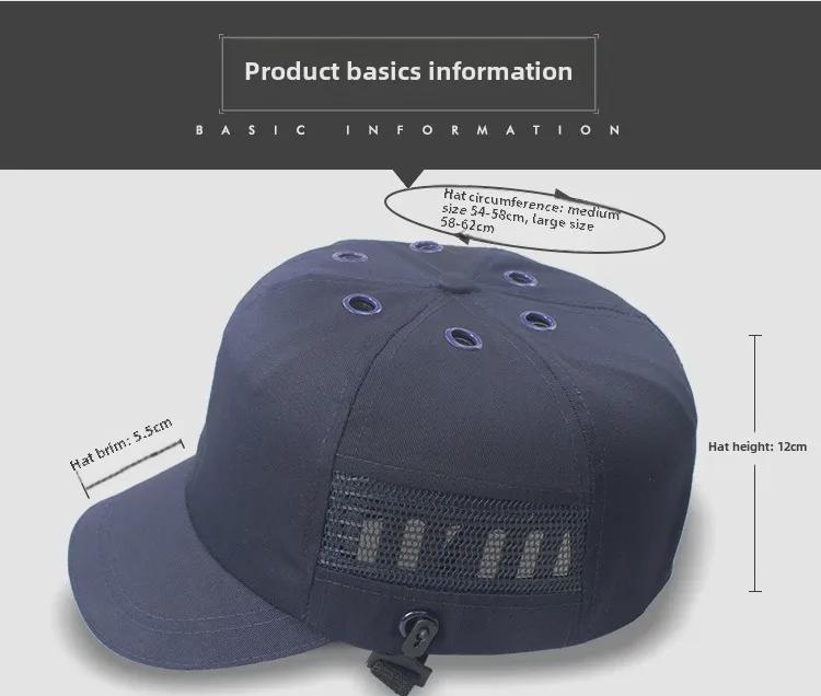 Lightweight Breathable Baseball-Style Safety Helmet for Welders