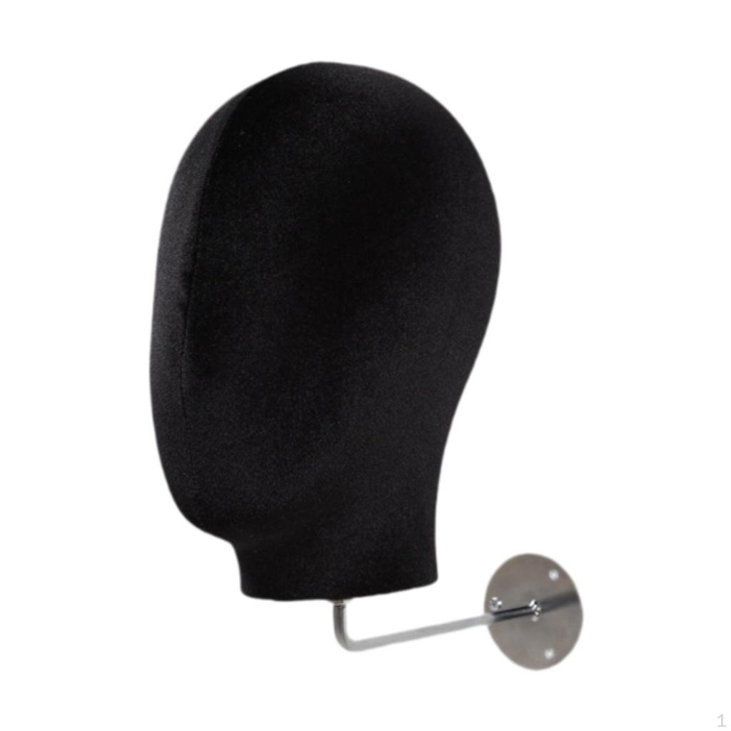 Hanging Display Stand Wall Mount Mannequin Head Multipurpose Hat Rack Holder for