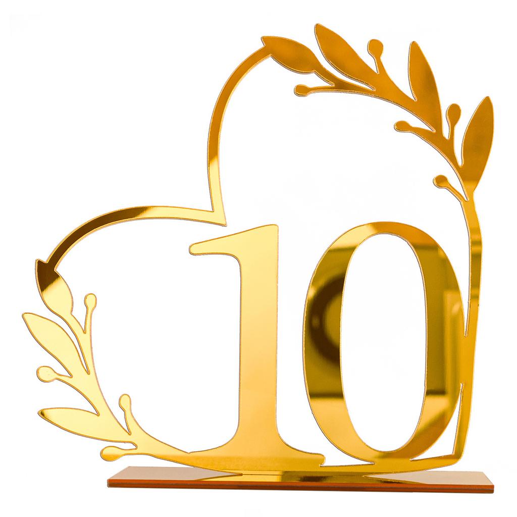 DIY Acrylic Numbers Wedding Table Numbers Mirror Table Numbers