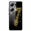 Glass Back Cover For Poco M6 Pro 4G Case M 6 M6Pro Hard Tempered Glass Case For Xiaomi Redmi Note 13 Pro Phone Case Soft Bumper