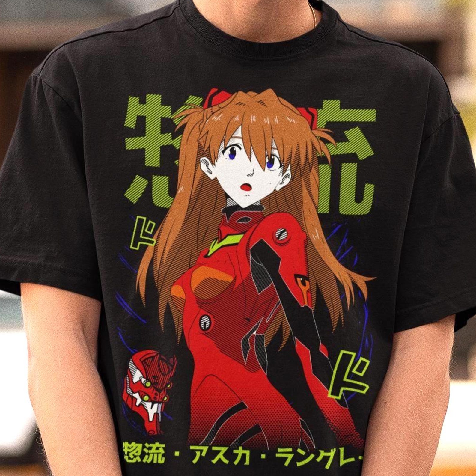 Asuka Langley T-Shirt – Evangelion Cosplay T-shirt M