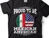 Mexican American Flag Shirt: Patriotic Mexico USA Pride