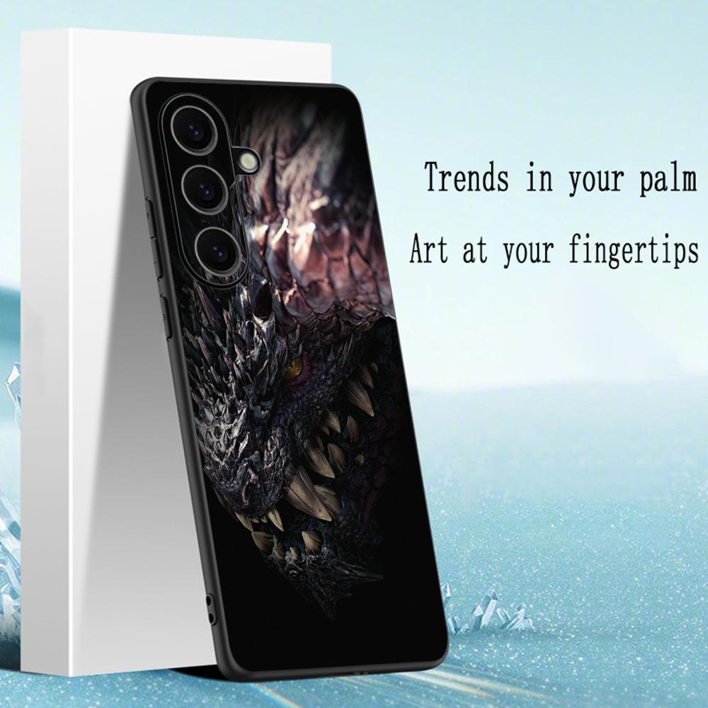 

Monster hunter hot game design Phone Case For Samsung Galaxy S25 S24 S23 S22 S21 S20 Plus Ultra Note20 Soft Black Samsung S23 FE