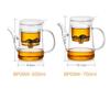 750mL Heat-resisting Glass Tea Pot With Infuser Clear Tea Maker Set Loose Tea Flower Tea Service Borosilicate Glass Water Pot