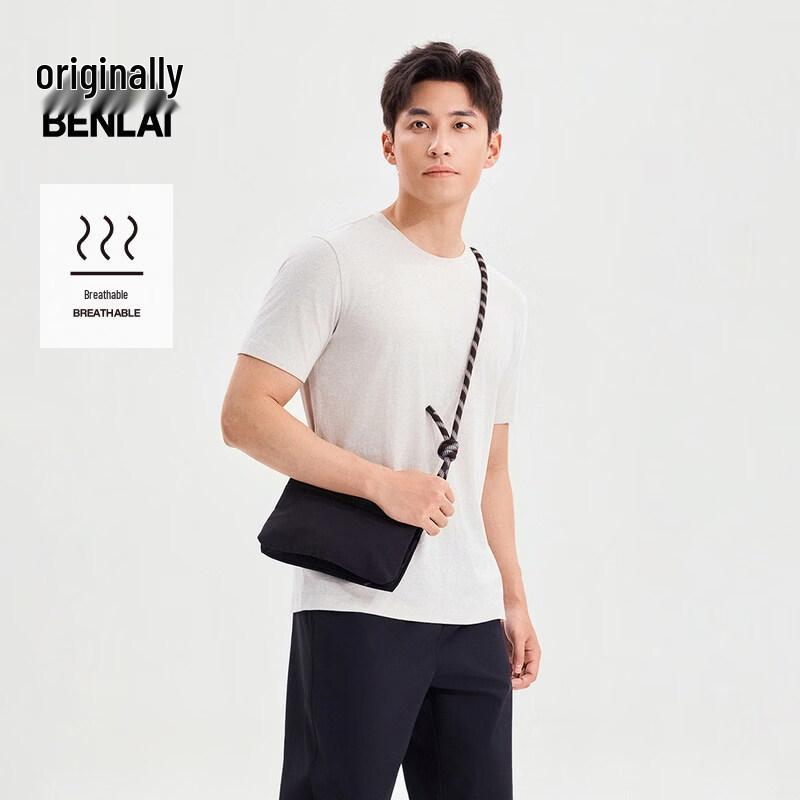 

Benlai Men s Round Neck Short Sleeve Casual T-Shirt 2XL