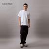 Jeans Men's Graffiti Print Cotton Crew Neck T-Shirt