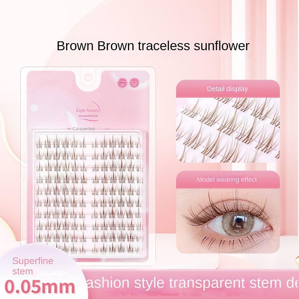 Eye Makeup False Volume Eyelashes Self-Adhesive Eyelash Extension Fake Eyelashes  Women Beauty
