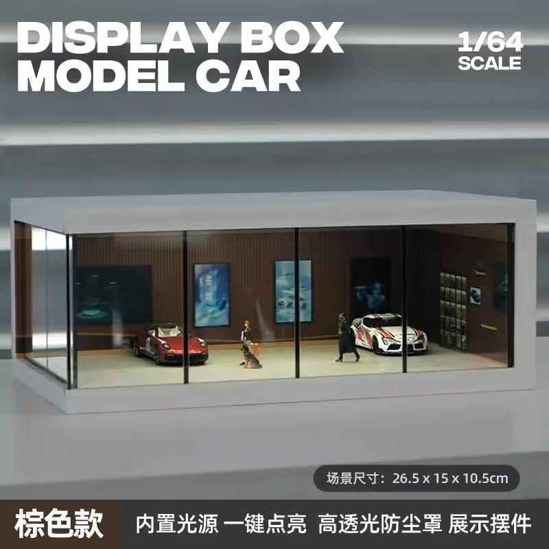 Collector 1/64 Garage Parking Lot Alloy Car Model Car Scene Storage Display Box Car Model Replica Collection Toys for Boys