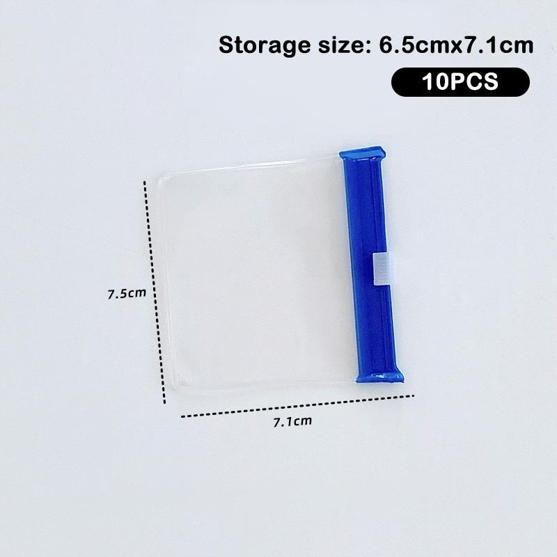 10Pcs Reusable Zipper Pill Bags Medicine Storage Bags Translucent Self-Sealing Travel Bags Medicine Dispensing Storage Bags
