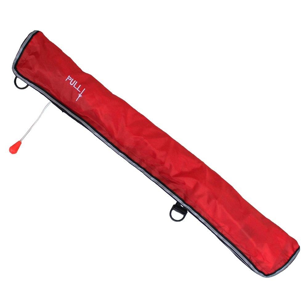 DABADA Inflatable Life Jacket, Belt Type, Inflatable, Unisex, One Size Fits All (Manual Inflation, Red)
