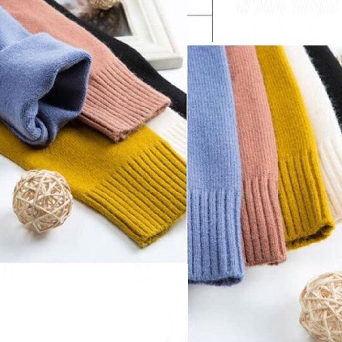 Sweater Women's Autumn and Winter Pullover Half Turtleneck Top Korean Version Wild Knit Sweaters Women Clothes Fashion