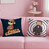 classic cartoon Curious George Cushion Cover Soft  EasyWash Pillow Case  Versatile for Couch Bed Travel and Office