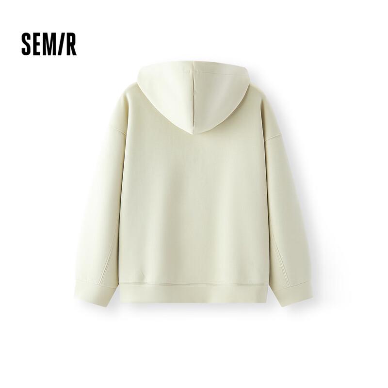 Semir Women's Soft Cotton Loose Hooded Jacket