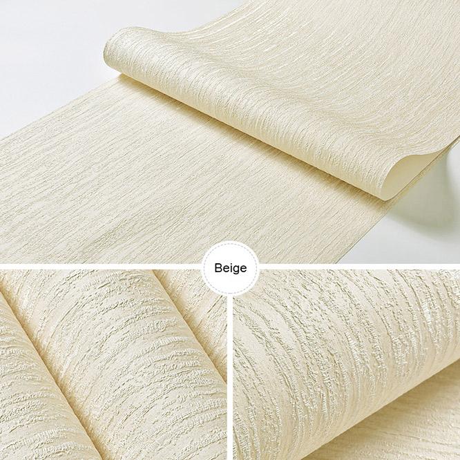Tapeta Teksturowana Wytłaczana 3D w Jednolitym Kolorze Nowoczesna Flokowana Włóknina Rolka Tapety do Salonu na Ściany Sypialni
