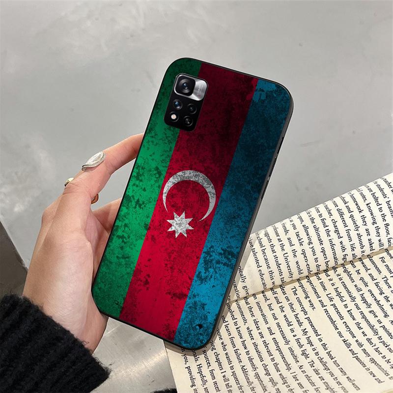 Azerbaijan Flag Phone Case for Xiaomi Redmi note 13 12S 12 Pro 11S 11 10 Pro 10S Note 12S Redmi 10 10C 9C 13C