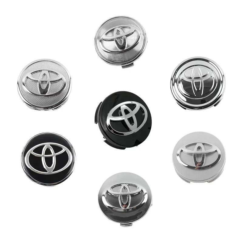 for Toyota LEVIN Land Corolla Supra Prado Prius  Rav4 Aqua CamryCar Wheel Center Hub Cap Logo Stickers Rim Cover Emblem Styling