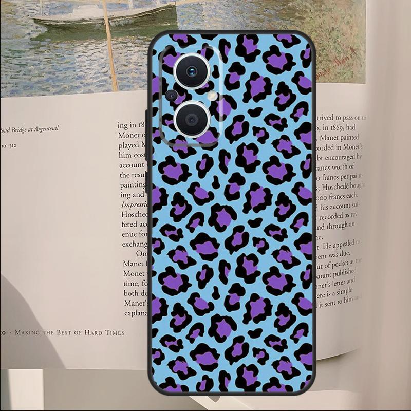 Leopard Skin Cover For OPPO Reno 11F 12F 13F 14F 10 11 12 13 14 Pro 7 8 Lite OPPO Find X6 X8 X9 Pro Case