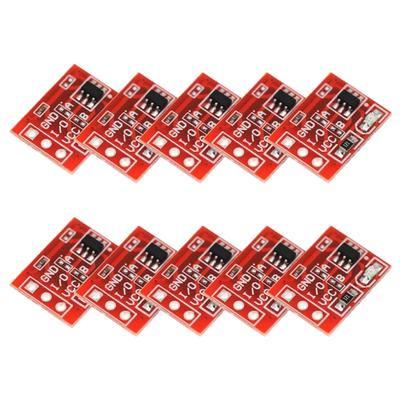 10pcs TTP223 Capacitive Switching Button Module With SelfLocking And Momentary Modes For DIY Electronics Devices