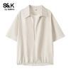 Baleno Men's S&K Faux Two-Piece Striped Casual Shirt