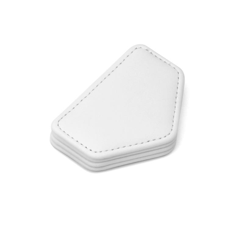 Magnetic Car Seat Belt Clip Safety Belt Fixed Limiter PU Seat Belt Stopper Buckle with Card Clip Car Decoration Auto Accessories