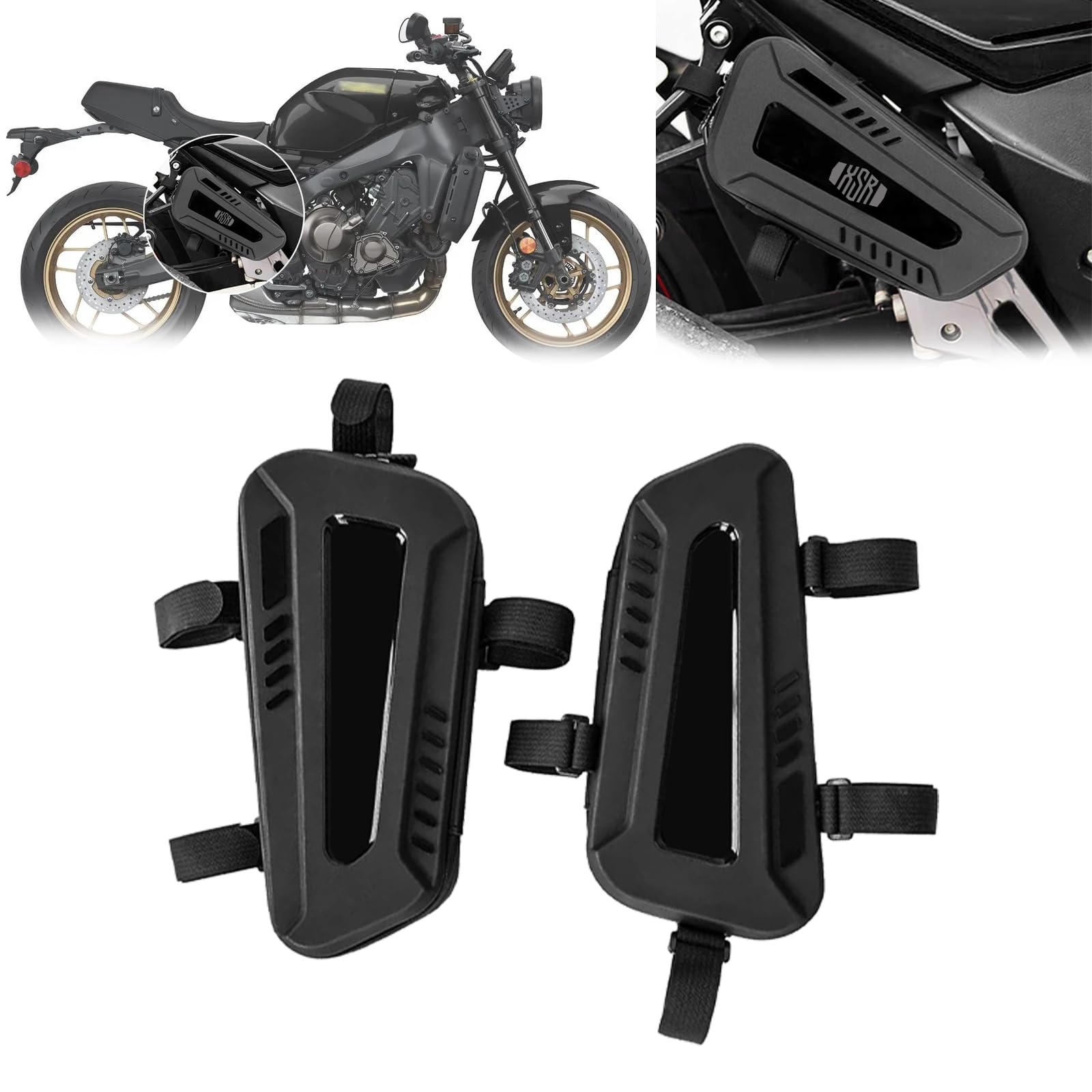 

ShiBinJP For Motorcycle XSR700 XSR900 XSR155 XSR125 xSR700 xSR900 xSR155 xSR125 Upgraded Side Waterproof чорний