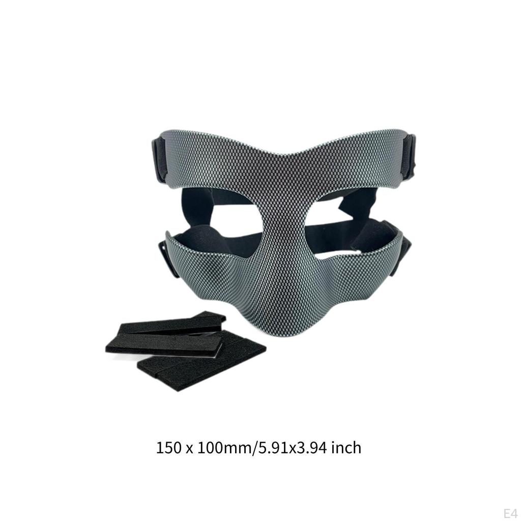 Adjustable Face Mask Nose Guard Gym Exercise Boxing Soccer Shock Resistant Sports Teenagers