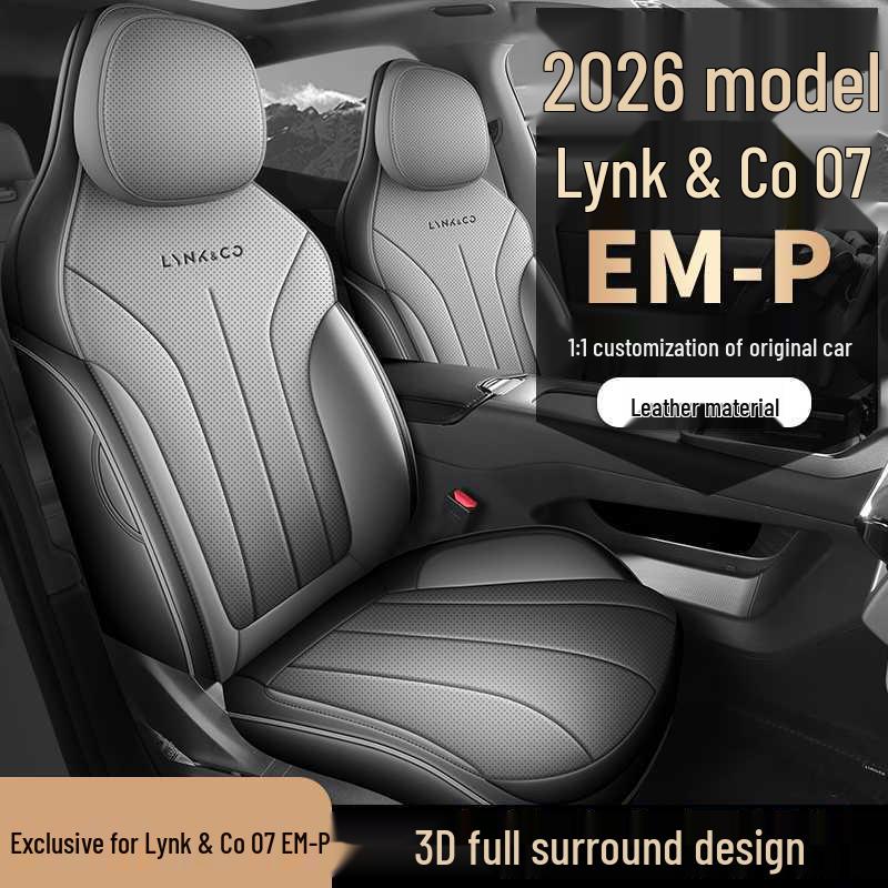 2026 Lynk & Co 07 Long Range All-Season Leather Car Seat Cover, Full Coverage.