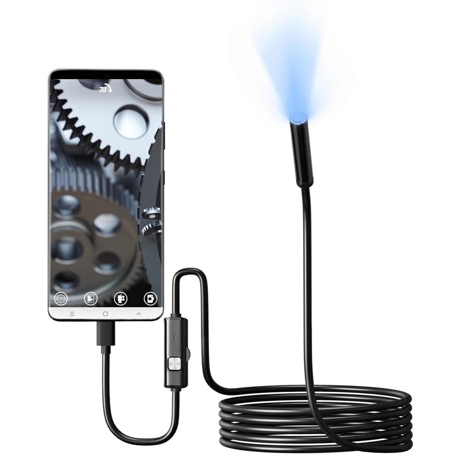 Endoscope Camera with Light, Borescope with Adjustable LED Light,Endoscope Camera,Waterproof Inspection Camera