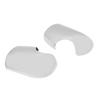 1 Pair Side Mirror Cap Cover Chrome Scratch Resistant Weather Proof Exterior Rear View Mirror