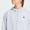 Adidas Designed 4Climacool Training Full-Zip Hooded Sweatshirt Women Jacket Light-Silver JP2651