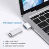 Adaptateur USB 3.1 Type C - E.F.CONNECTION - Blanc - USB 3.0 A male - Connecte MacBook/iPad Pro