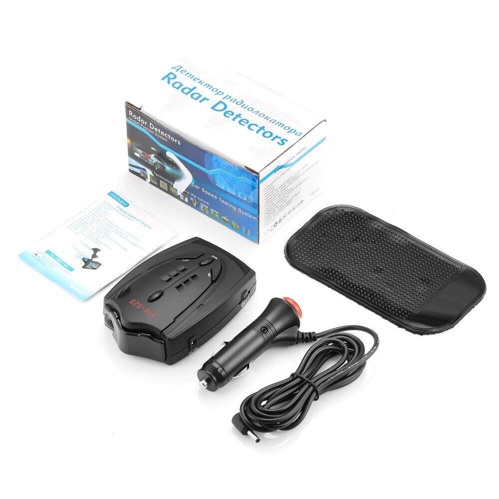 Vehicle Radar Detector with Speed Warning, Supports Mobile Cameras & 3-Language Voice (Chinese, English, Russian)