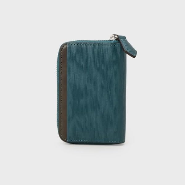 Takeo Kikuchi Key Case, Key Holder, Charm [NEW Leather Ripple Series] Smart Key Case G8701375 Men's Navy (094) 00 (FREE)