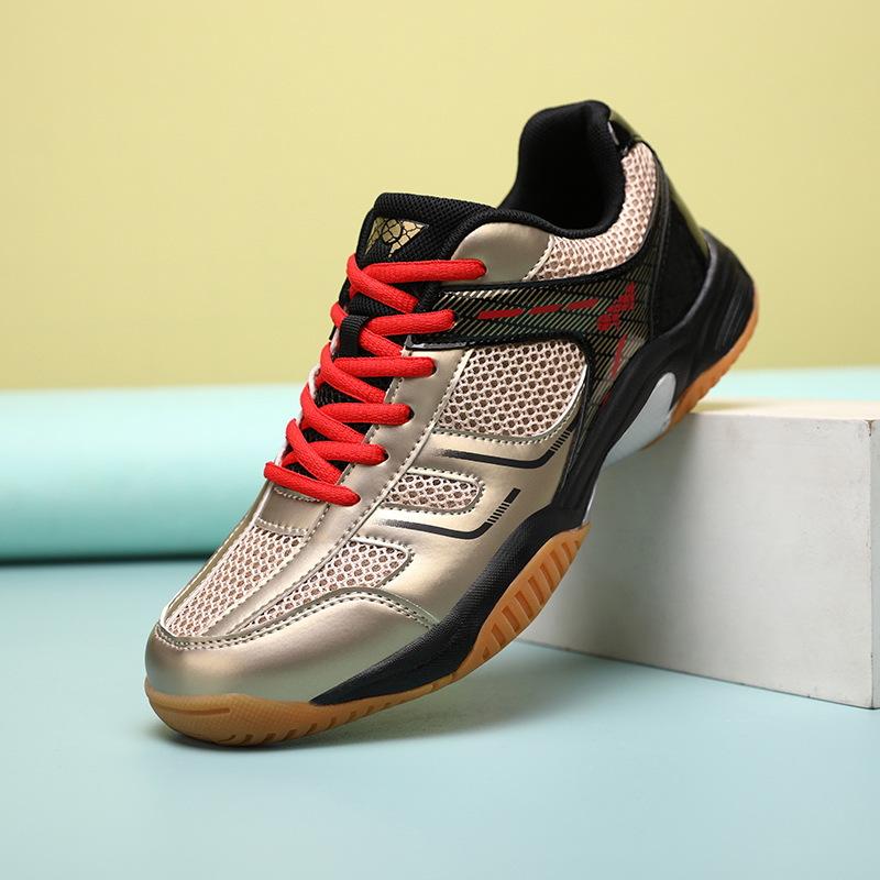 Large Size Four Seasons Sports Mesh Badminton Shoes MD Sole Male Youth Outdoor Sports Tennis Shoes