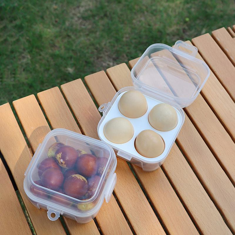 Krabička na vejce 3/4/8 přihrádek Nádoba na držák vajec pro venkovní kempování Piknik Krabička na vejce Pouzdro Protipádové Úložné boxy na vejce Kuchyňský organizér