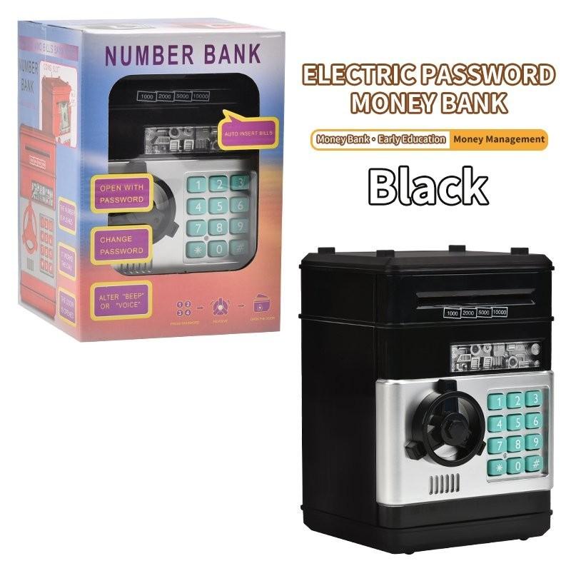 Creative Large Capacity Automatic Coin Bank In Modern Design For Kids With Fun Colors