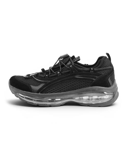 [YASE] Songyi Songyi Offset Quick Racer Air Sole Sneakers Black XSSMABK