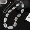 New Retro Turquoise Bohemian Metal Waist Chain for Women, Elegant, Exquisite and Fashionable Waist Chain Belt