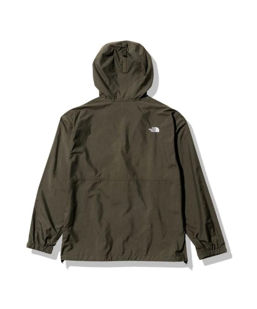 The North Face Compact New L Men's Jacket, Water-Repellent, Lightweight, Taupe,