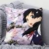 Animation Tamako Market Pillow Case Square Pillow Bedroom Sofa Leisure Comfort Cushion Car Living Room Home Decoration 40X40