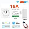 16A Wifi Mini Smart Switch Wireless DIY Light Switches 2 Way Control Breaker Work with HomeKit CozyLife App